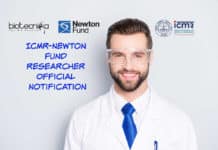 ICMR-Newton Fund Researcher Official Notification ICMR-Newton Fund Researcher Official