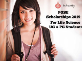 POSE Scholarships 2019