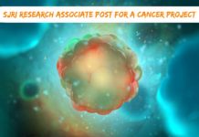 Research Associate Post for a Cancer Project @ St. John’s Research Institute Research Associate Post
