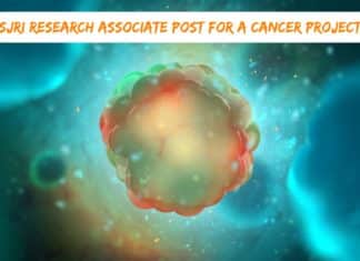 Research Associate Post for a Cancer Project @ St. John’s Research Institute Research Associate Post
