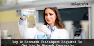 Research Techniques Required To Get Jobs In Biopharma Companies - Top 10 List