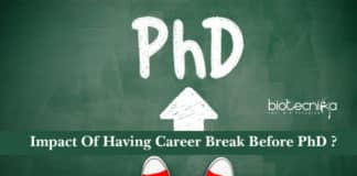 Impact Of Having Career Break Before Pursuing PhD