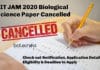 IIT JAM 2020 Notification – Online Application Portal Is Open Now IIT JAM 2020 Official Notification