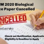 IIT JAM 2020 Official Notification
