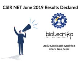 CSIR June 2019 Results Declared - Check CSIR NET JRF & LS Rank List