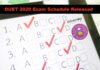 Delhi University Entrance Test (DUET)-2020 Exam Dates Released DUET 2020 Exam Schedule Released