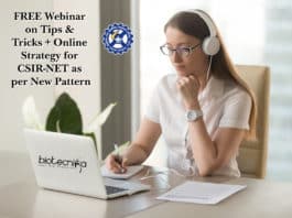 FREE Webinar on Tips & Tricks + Online Strategy for CSIR-NET Exam As Per New Pattern CSIR ONLINE Exam Strategy