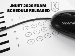 JNUET 2020 Exam Schedule Released