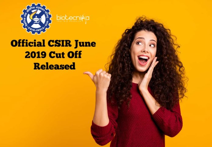 Official Cut Off For CSIR NET