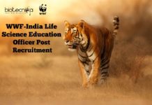 WWF-India Life Science Education Officer Post Recruitment WWF-India Life Science Education
