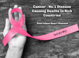 Cancer : No.1 Disease Causing Deaths In Rich Countries – Overtakes Heart Disease Cancer : No.1 Disease Causing Deaths In Rich Countries - Overtakes Heart Disease