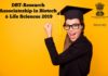 DBT-Research Associateship in Biotech & Life Sciences 2019 DBT-Research Associateship