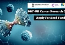 DBT – UK Cancer Research Challenge – Apply For Seed Funding DBT - UK Cancer Research