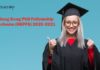 Hong Kong PhD Fellowship Scheme (HKPFS) 2020-2021 Hong Kong PhD Fellowship