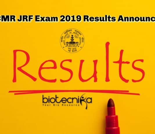ICMR JRF 2019 Results