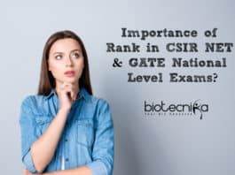 Importance of Rank in CSIR NET & GATE National Level Exams