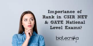 Importance of Rank in CSIR NET & GATE National Level Exams