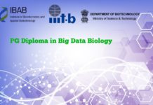 IBAB & IIIT Bangalore PG Diploma in Big Data Biology – Applications Invited PG Diploma in Big Data Biology