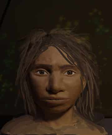 Portrait of Denisovan girl