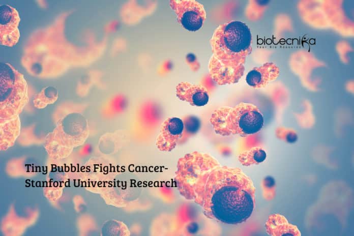 Tiny Bubbles Fights Cancer