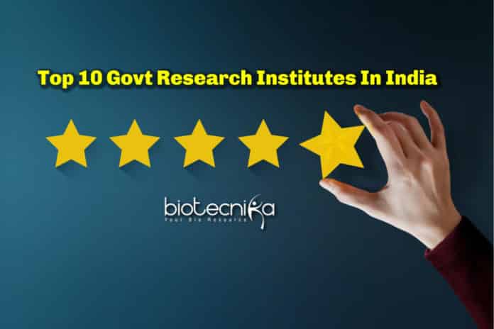 Top 10 Govt Research Institutes In India