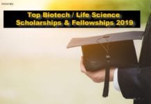 Top Biotech / Life Science Scholarships & Fellowships 2019 Top Biotech / Life Science