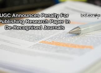 UGC Announces Penalty For Publishing Research Paper In De-Recognized Journals UGC Announces Penalty For Publishing Research Paper In De-Recognised Journals