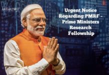 Urgent Notice Regarding PMRF – Prime Ministers Research Fellowship Urgent Notice Regarding PMRF