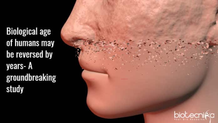 biological age of humans may be reversed