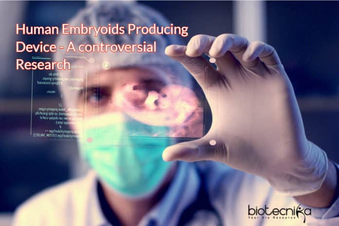 human embryoids producing device