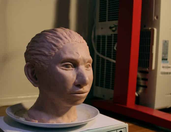 Portrait of Denisovan girl