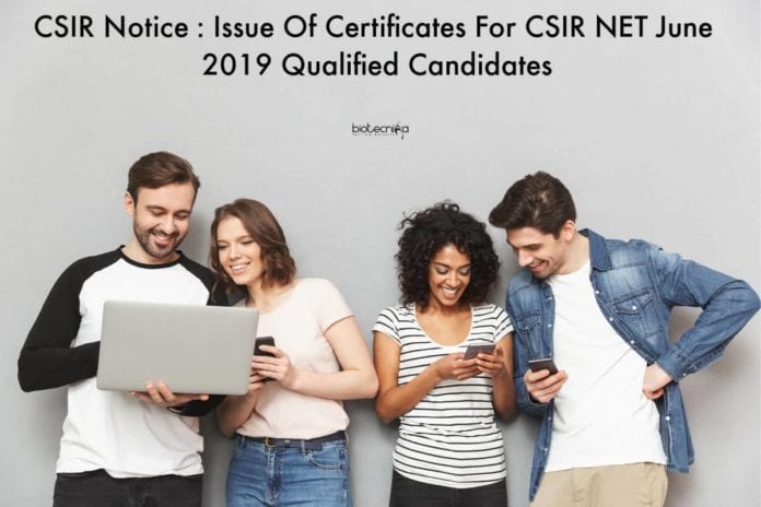 CSIR Notice