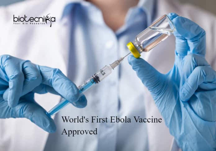 First Ebola Vaccine Approved