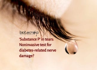 ‘Substance P’ Marker In Tears Could Detect Diabetes Complication Markers in tears detect diabetes