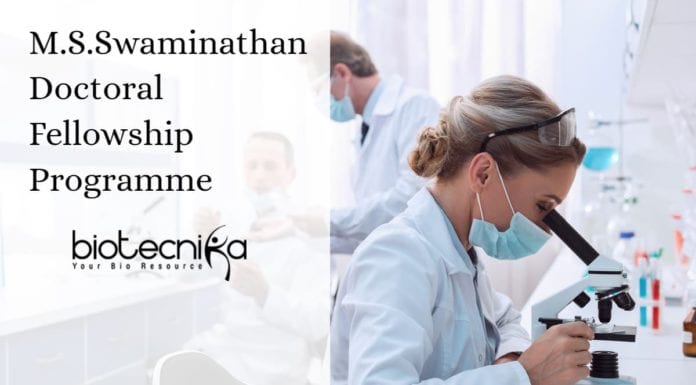 Mina - M.S.Swaminathan Doctoral Fellowship