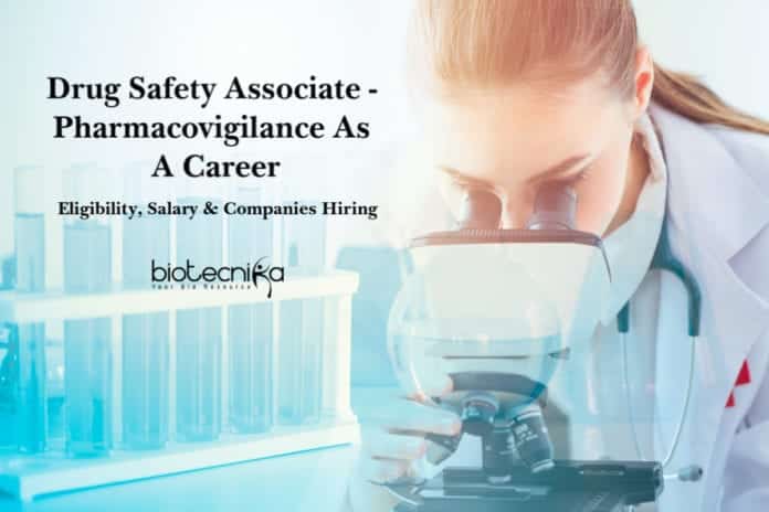 Drug Safety Associate - Pharmacovigilance