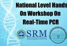 National Level Hands On Workshop on Real-Time PCR Hands On Workshop