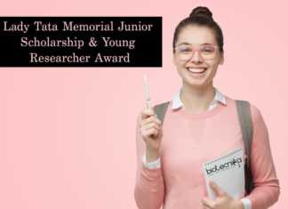 Lady Tata Memorial Junior Scholarship & Young Researcher Award Lady Tata Memorial