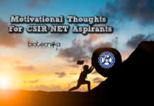 Motivational Thoughts For CSIR NET Aspirants