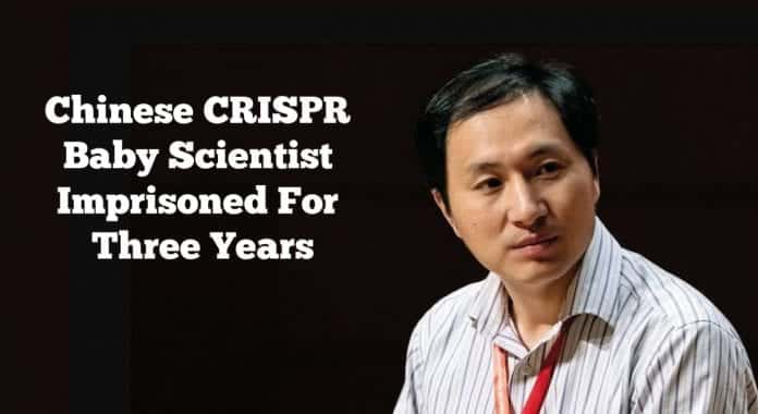 The scientist behind CRISPR babies jailed for three years
