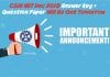 CSIR NET Dec 2019 Answer Key + Question Paper Will Be Out Tomorrow CSIR NET December 2019