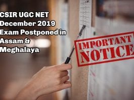 CSIR exam postponed