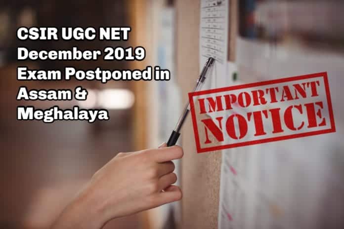 CSIR exam postponed