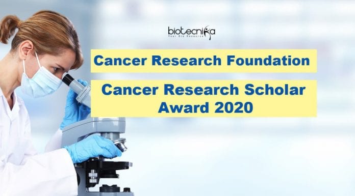 Cancer Research Scholar Award