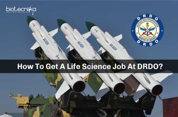 DRDO Life Science Jobs
