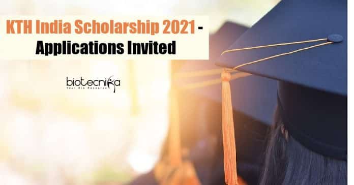 KTH India Scholarship 2021