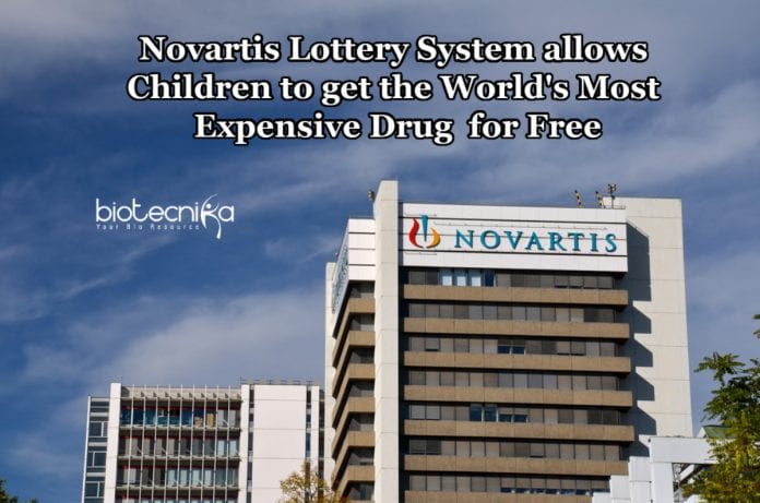 Novartis Lottery for Expensive Drug