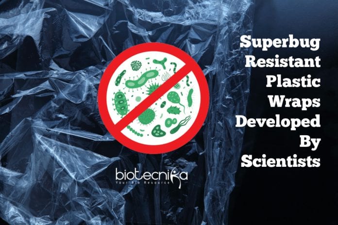 Superbug Resistant Plastic Wraps