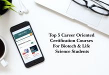 certification courses in life science