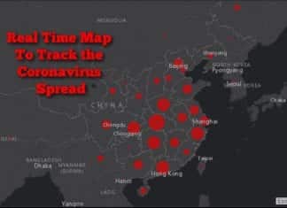 A Real Time Map To Track Coronavirus Spread – Death Toll Rises to 80 Coronavirus infection real time map